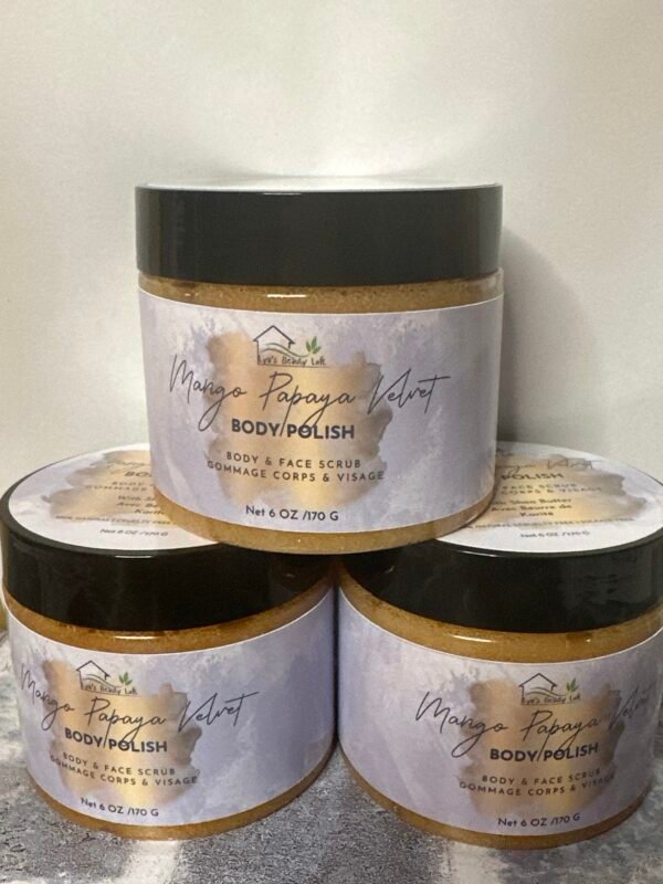 Body Polish
Mango Papaya Velvet
Net 6 oz/ 117 g - Image 3